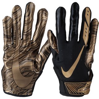 Nike Vapor Jet 5.0 Special Edition, American Football Skill Gloves - black/gold S