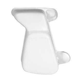 Riddell Speed S-Pad, Jaw Pad inflatable for Speed and Foundation, white - 3/4 right