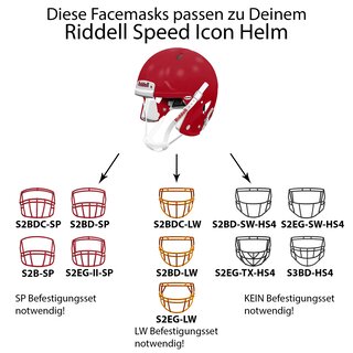 Riddell Speed Icon (without Facemask)
