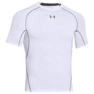 Under Armour Mens Compression Short-Sleeved T-Shirt  white 3XL