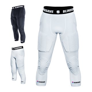 BLINDSAVE 3/4 Tights with Full Protection, 7 Pad Underpants