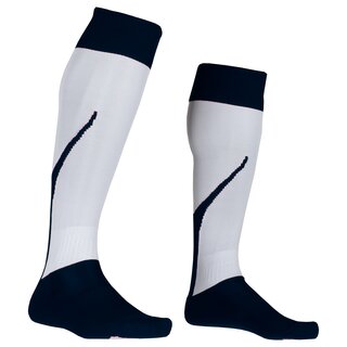 American Sports Football Socks Horns, knee length - white/navy