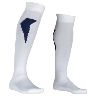 American Sports Football Socks Thunder, knee length - white/navy