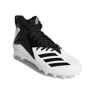 adidas Freak X Carbon Mid American football lawn shoes - white/black size 8 US