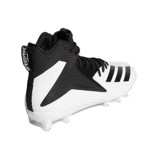 adidas Freak X Carbon Mid American Football Rasen Schuhe - wei/schwarz Gr. 9 US