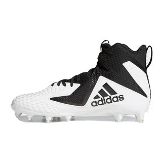 adidas Freak X Carbon Mid American football lawn shoes - white/black size 12 US