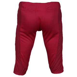 BADASS Football Gamepants No Fly (Wide Belt) - red size M