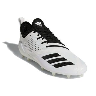 adidas Adizero 5-Star 7.0 American Football Lawn Shoes - white/black size 9 US