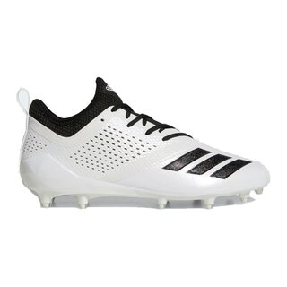 adidas Adizero 5-Star 7.0 American Football Lawn Shoes - white/black size 13 US