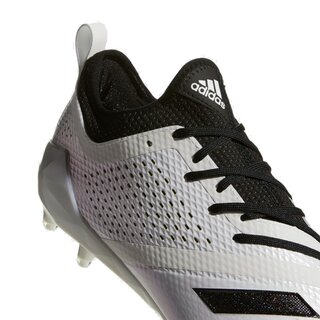 adidas Adizero 5-Star 7.0 American Football Lawn Shoes - white/black size 14 US
