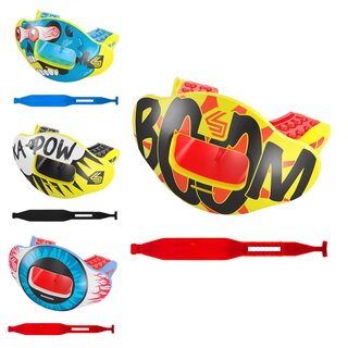 Shock Doctor Max AirFlow 2.0 Comic Print Mouthguard with Detachable Strap