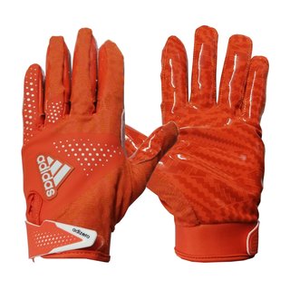 adidas adizero 5.0 NFL Prospect, Receiver American Football Gloves - orange size XL