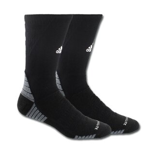 adidas Alphaskin Maximum Cushioned Crew Socks - black size L
