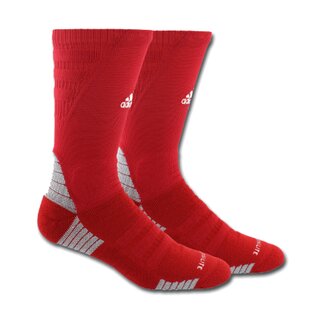 adidas Alphaskin Maximum Cushioned Crew Socks - red size L