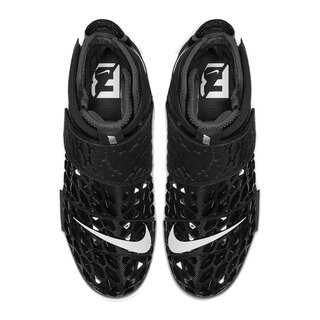 Nike Force Savage Elite 2 TD Football Turf Cleats, Wide - black size 10 US