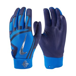 Nike Huarache Elite Echtleder Batting Gloves, Baseball Handschuhe - royal Gr. S