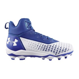 Under Armour Hammer MC Mid American Football Turf Shoes - royal blue size 9.5 US