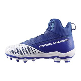 Under Armour Hammer MC Mid American Football Turf Shoes - royal blue size 9.5 US