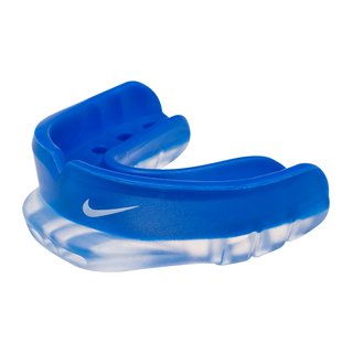 Nike Max Intake Mouthguard with Strap, blue, Senior