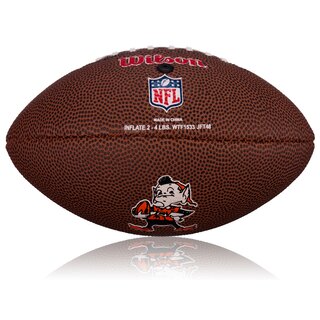 Wilson NFL Mini Cleveland Browns Logo Football