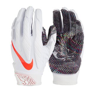 Nike Superbad 5.0 Design 2019 American Football Gloves - white/crimson size 2XL