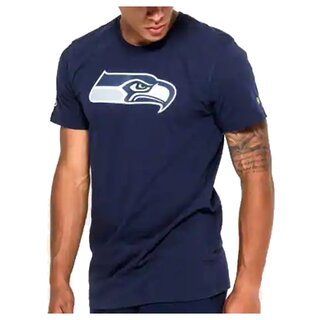 New Era NFL Team Logo T-Shirt Seattle Seahawks navy - size 2XL