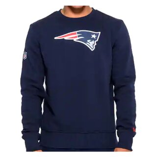 New Era NFL Team Logo Crew Sweatshirt New England Patriots navy