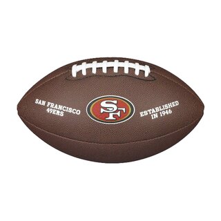 Wilson NFL Composite Team Logo Football San Francisco 49ers