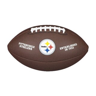 Wilson NFL Composite Team Logo Football Pittsburgh Steelers