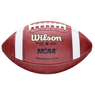 Wilson NCAA TDS Pattern 1005 Traditioneller Offizieller Leder Football, Senior, Game Ball