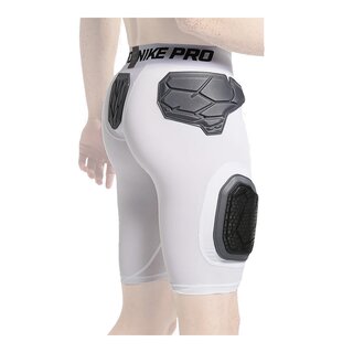 Nike Pro Hyperstrong Short American Football 5 Pad Girdle - white size S