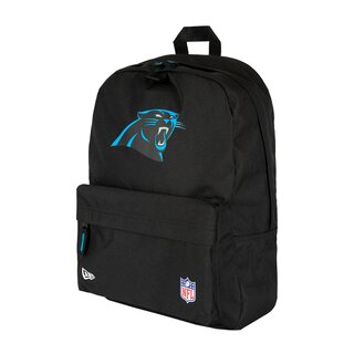 New Era NFL Stadium Backpack Carolina Panthers, Rucksack schwarz