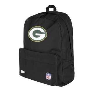 New Era NFL Stadium Backpack Green Bay Packers, Rucksack schwarz