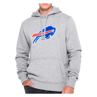 New Era NFL Team Logo Hoodie Buffalo Bills grau - Gr. XL