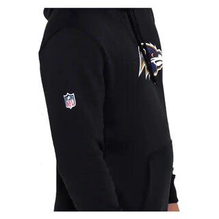 New Era NFL Team Logo Hoodie Baltimore Ravens schwarz - Gr. S