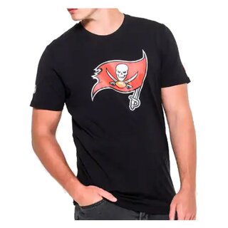 New Era NFL Team Logo T-Shirt Tampa Bay Buccaneers schwarz - Gr. S