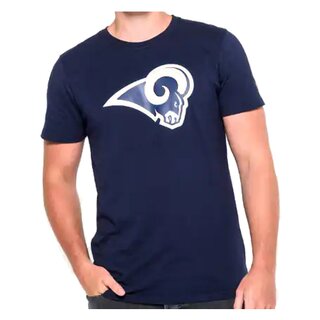 New Era NFL Team Logo T-Shirt Los Angeles Rams navy - Gr. S