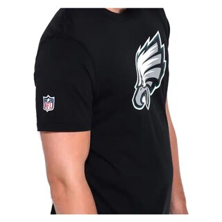 New Era NFL Team Logo T-Shirt Philadelphia Eagles schwarz - Gr. S
