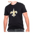 New Era NFL Team Logo T-Shirt New Orleans Saints schwarz