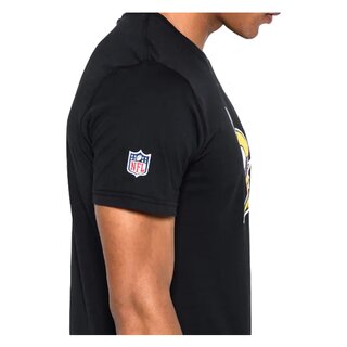 New Era NFL Team Logo T-Shirt Minnesota Vikings schwarz