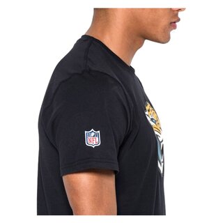 New Era NFL Team Logo T-Shirt Jacksonville Jaguars schwarz - Gr. S