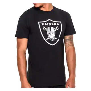 New Era NFL Team Logo T-Shirt Las Vegas Raiders schwarz