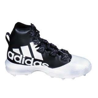 adidas Freak High Torsion All Terrain American Football Cleats - white/black size 12 US