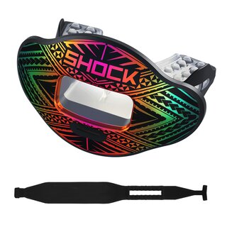 Shock Doctor Max Airflow 2.0 Tribal Mouthguard with Detachable Strap