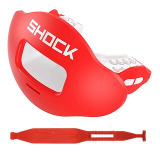 Shock Doctor Max AirFlow 2.0 Color matt mouthpiece with removable strap