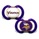 NFL Minnesota Vikings Set of 2 baby pacifiers