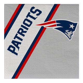 NFL New England Patriots Papier Servietten 20er Pack