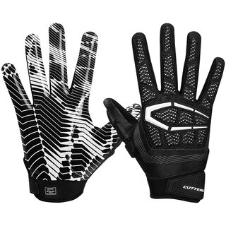 Cutters S652 Gamer 3.0 Light Padded Football Gloves (Multiposition) - black size S
