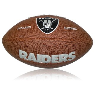 Wilson NFL Mini Las Vegas Raiders Logo Football