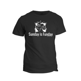 Sunday is Funday Touchdown Shirt - XXL, Schwarz